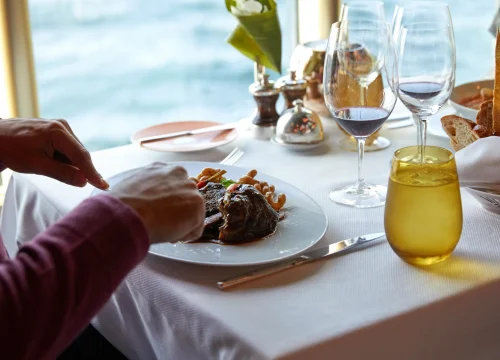 Elegant Dining Onboard