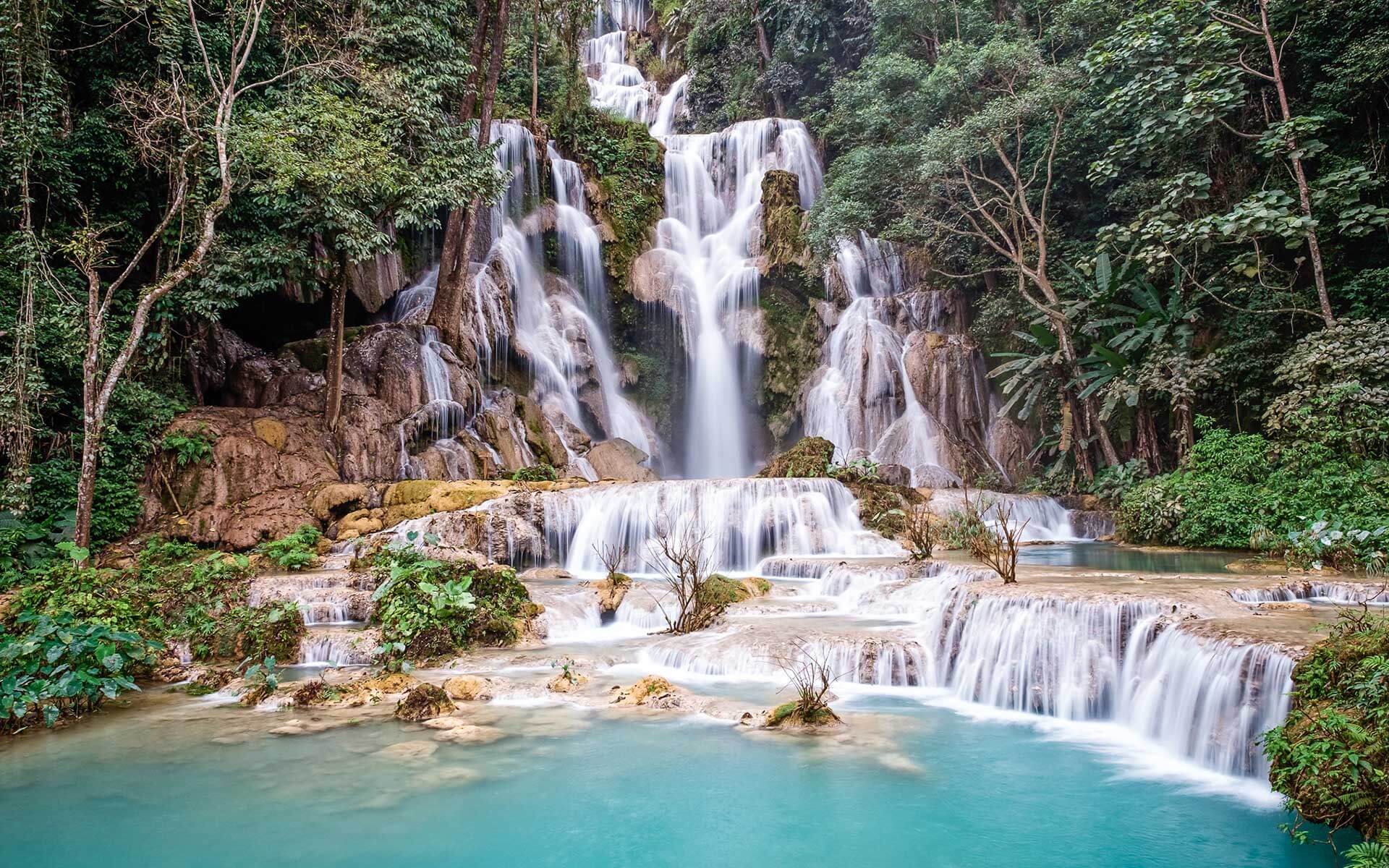 kuang si luang prabang laos