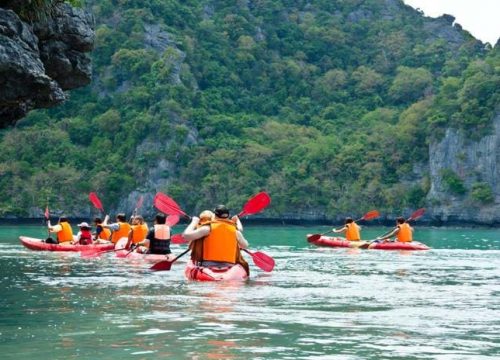 Family Kayaking Fun