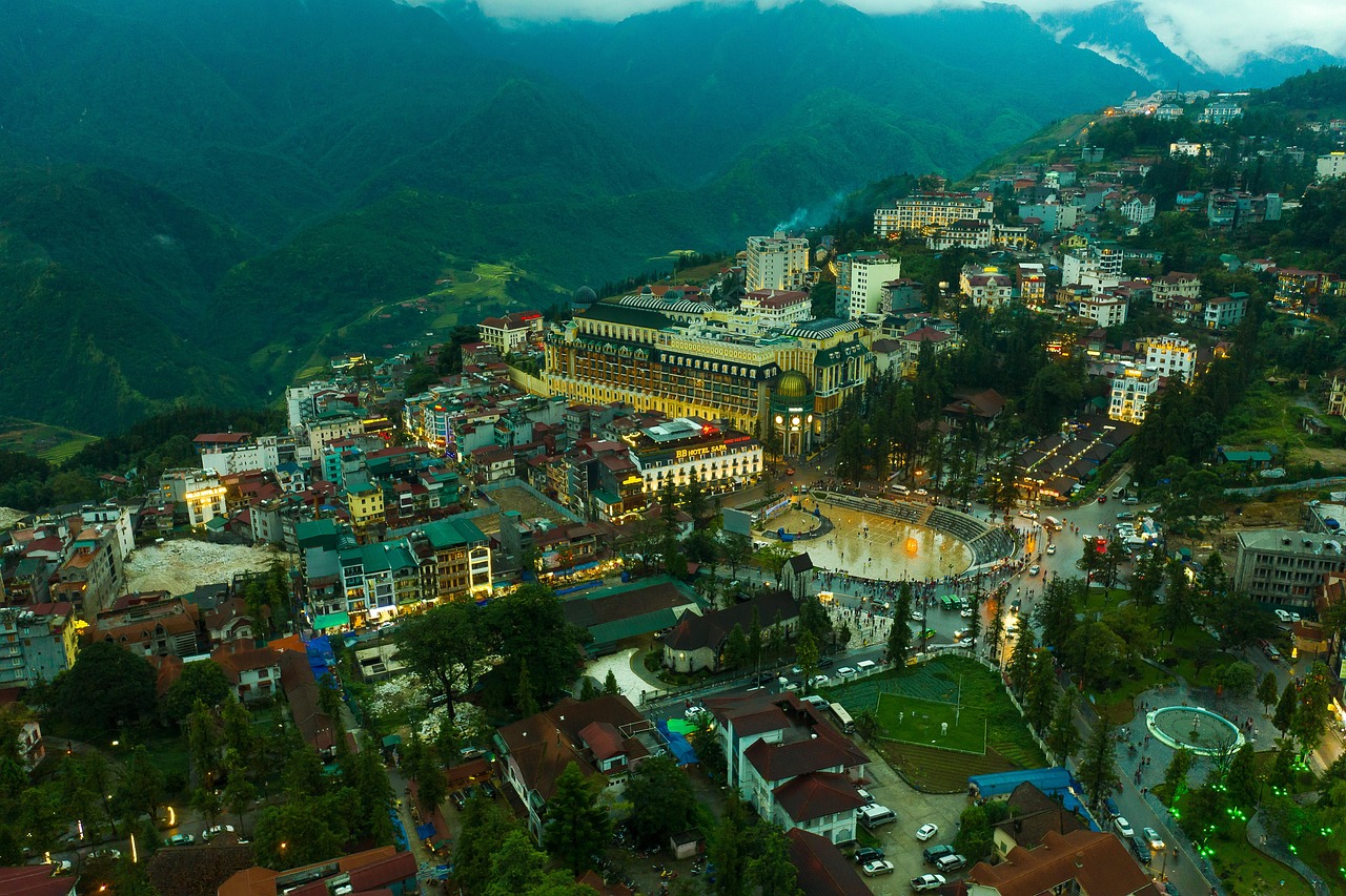 Modern hotels in Sapa, northern Vietnam, offer comfy stays for exploring the surrounding highlands.
