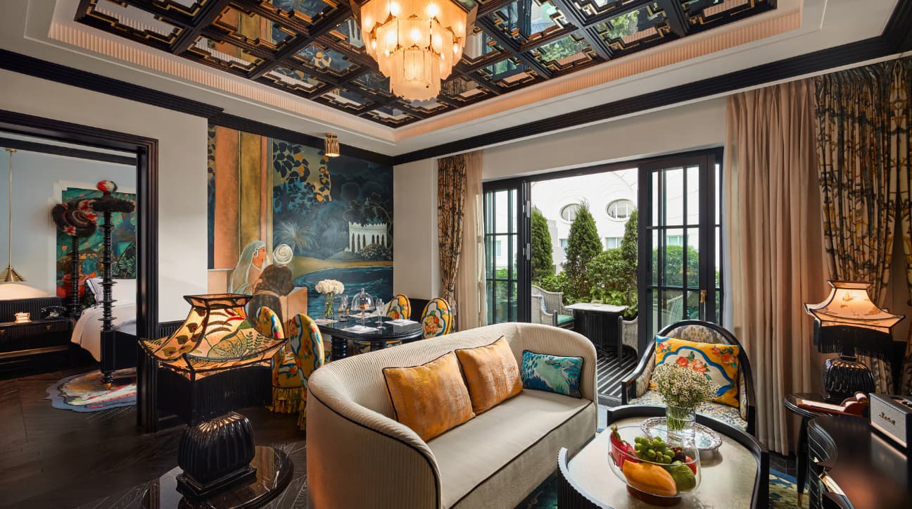 Perched on the highest floor of Capella Hanoi are our 4 exceptionally styled Opera Suites