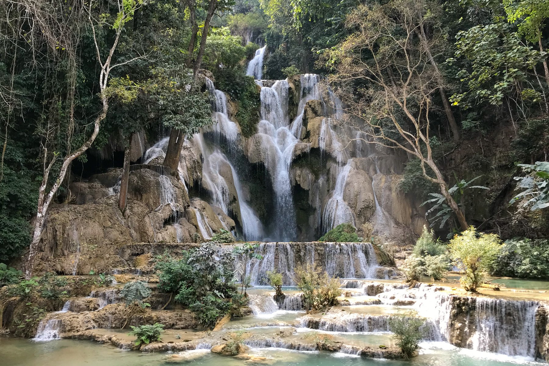 Laos DMC tour to Kuang Si Waterfalls