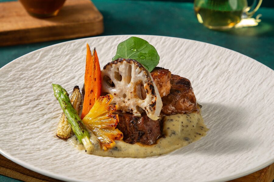 Dining at the Peridot Grand Luxury Hotel is a feast for both the eyes and palate