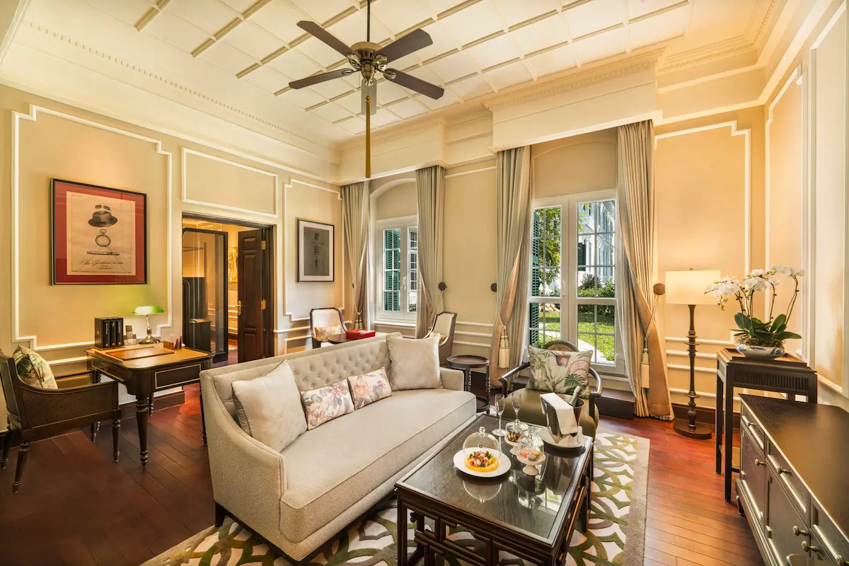 The Sofitel Legend Metropole Hanoi offers 364 rooms and suites, each designed to combine comfort, elegance, and functionality.