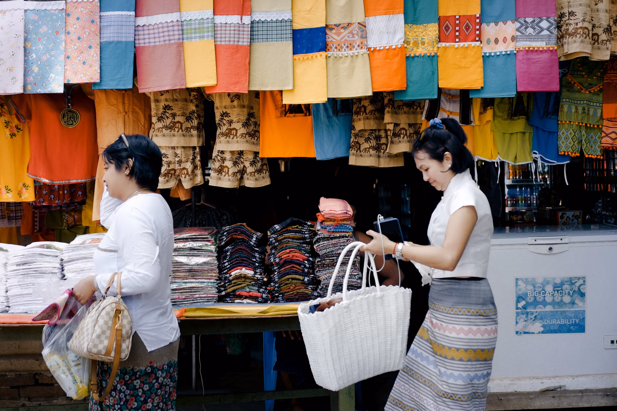 Local shopping in Vietnam Cambodia Laos for Indian traveler