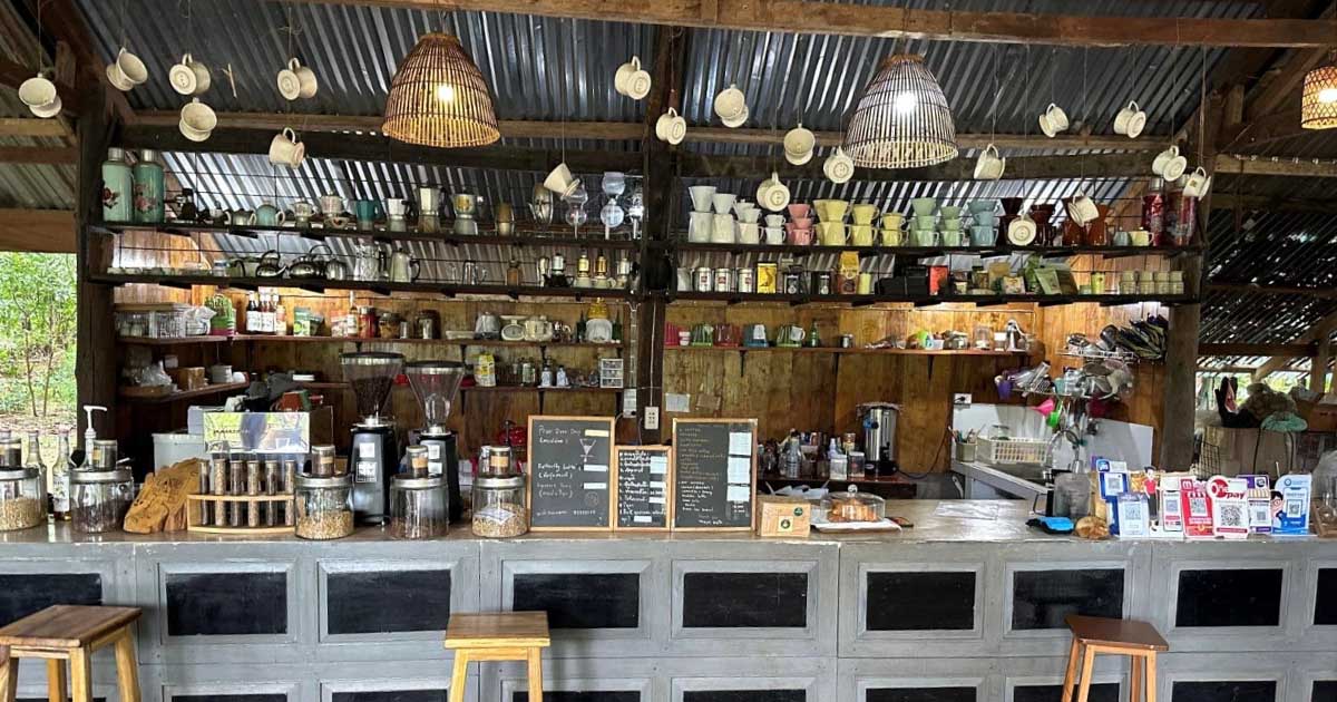 Bolaven Coffee and Paksong Tea - One of the Laos Cafes