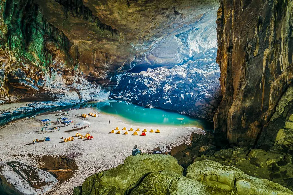 Hang En cave, an adventurous destination for trekking in Vietnam in May