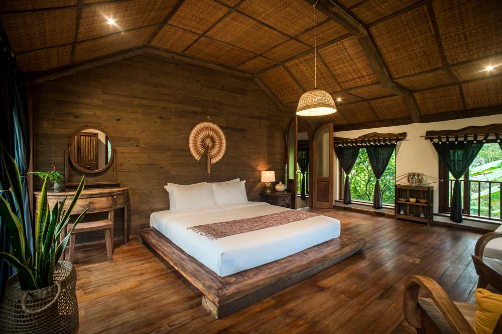 Maison Quê is the largest accommodation at the Tam Coc Garden Resort.
