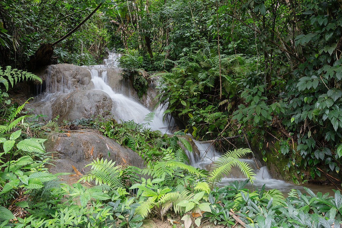 The 100 Waterfalls Adventure hike in Northern Laos