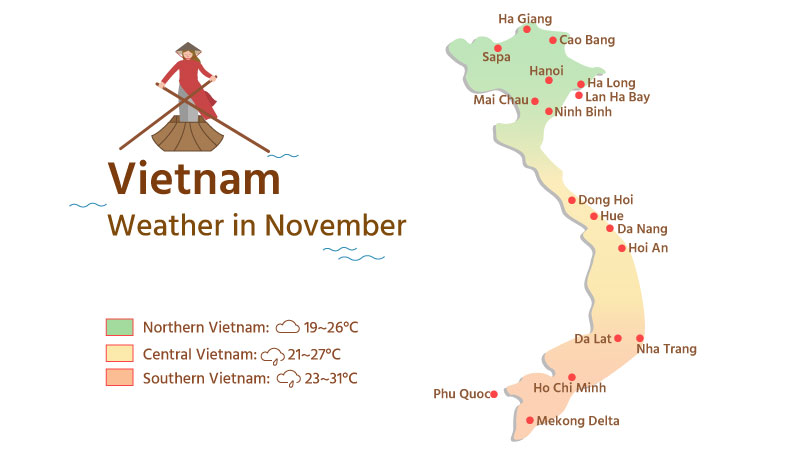 Vietnam Weather in November: A Regional Breakdown
