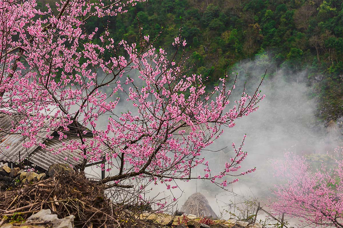 Ha Giang in Vietnam in february