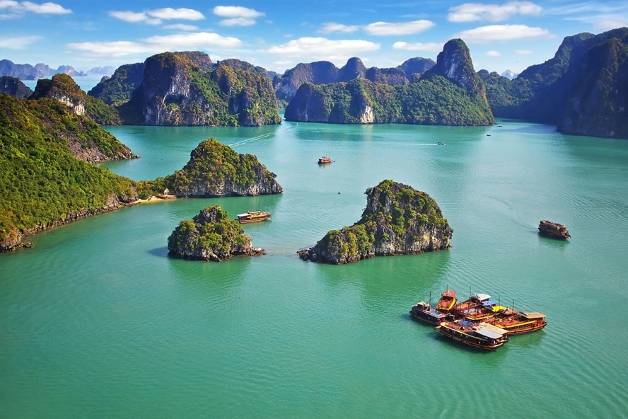 Ha Long Bay, Vietnam in April