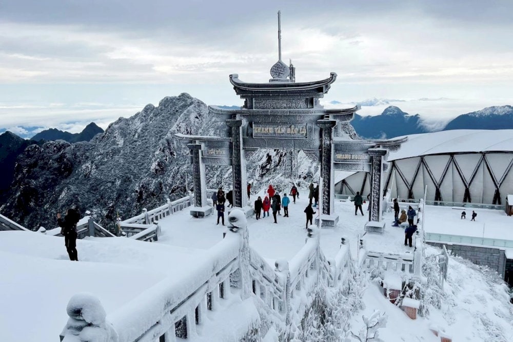 An unexpectedly cold view of Sapa, Vietnam in December