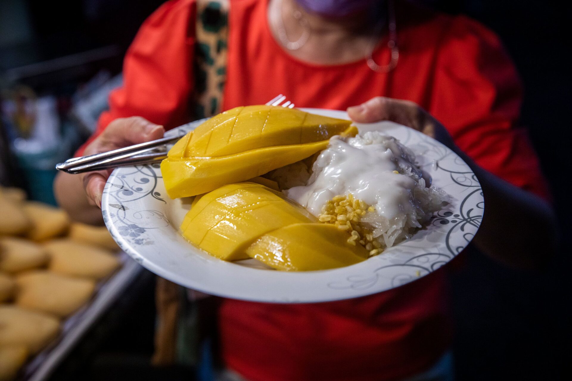Mango Sticky Rice found at a Bangkok night market