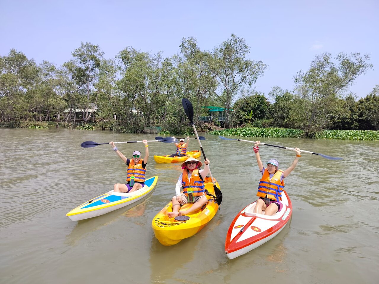 Kayaking The Mekong Delta, enjoying a sunny Vietnam adventure