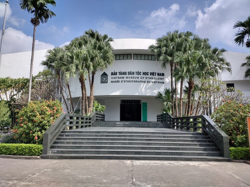 Front entrance and steps of the Vietnam Museum of Ethnology