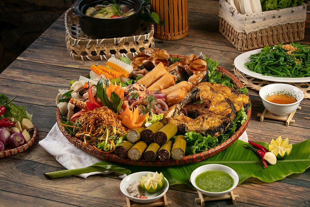 Unique local delicacies in Mai Chau ecolodge
