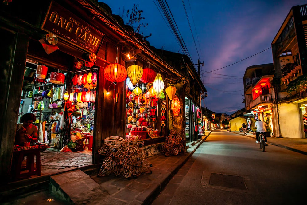 Experiencing the Magical Lantern Lit Streets at Night - One of the best things to do in Hoi An