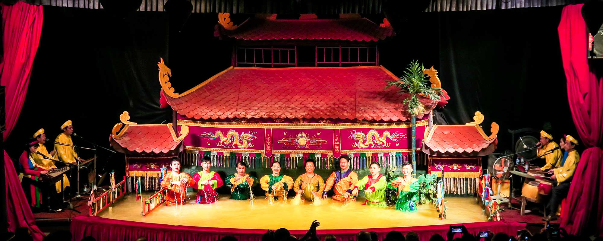 A Traditional Water Puppet Show, often seen at the Vietnam Museum of Ethnology