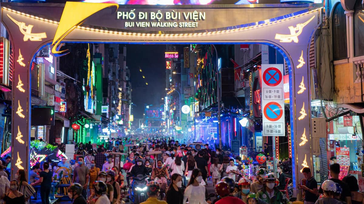 Bui Vien nightlife energizes 2 days in ho chi minh city.