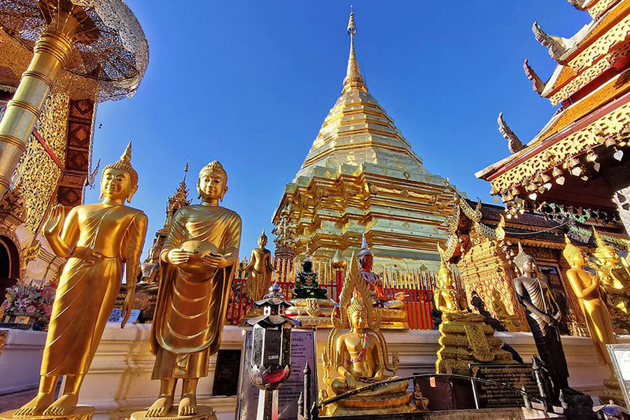 Wat Phrathat Doi Suthep - A must-visit destination for city tour Chiang Mai