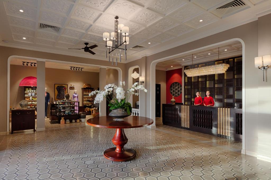 Allegro Hoi An elegant lobby showcasing boutique luxury hospitality design