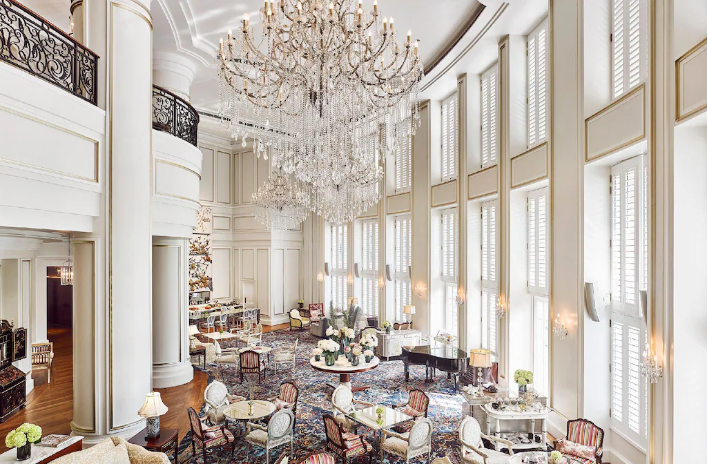 The Park Lounge is the perfect setting for everything from a business meeting in Park Hyatt Saigon