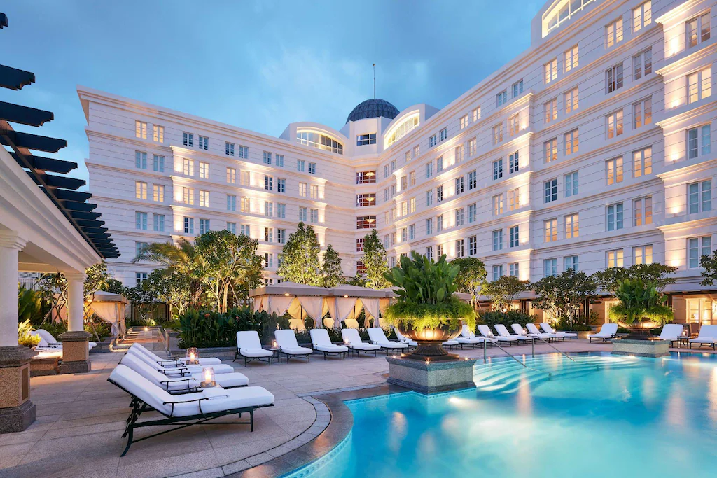 20-meter outdoor swimming pool in Park Hyatt Saigon