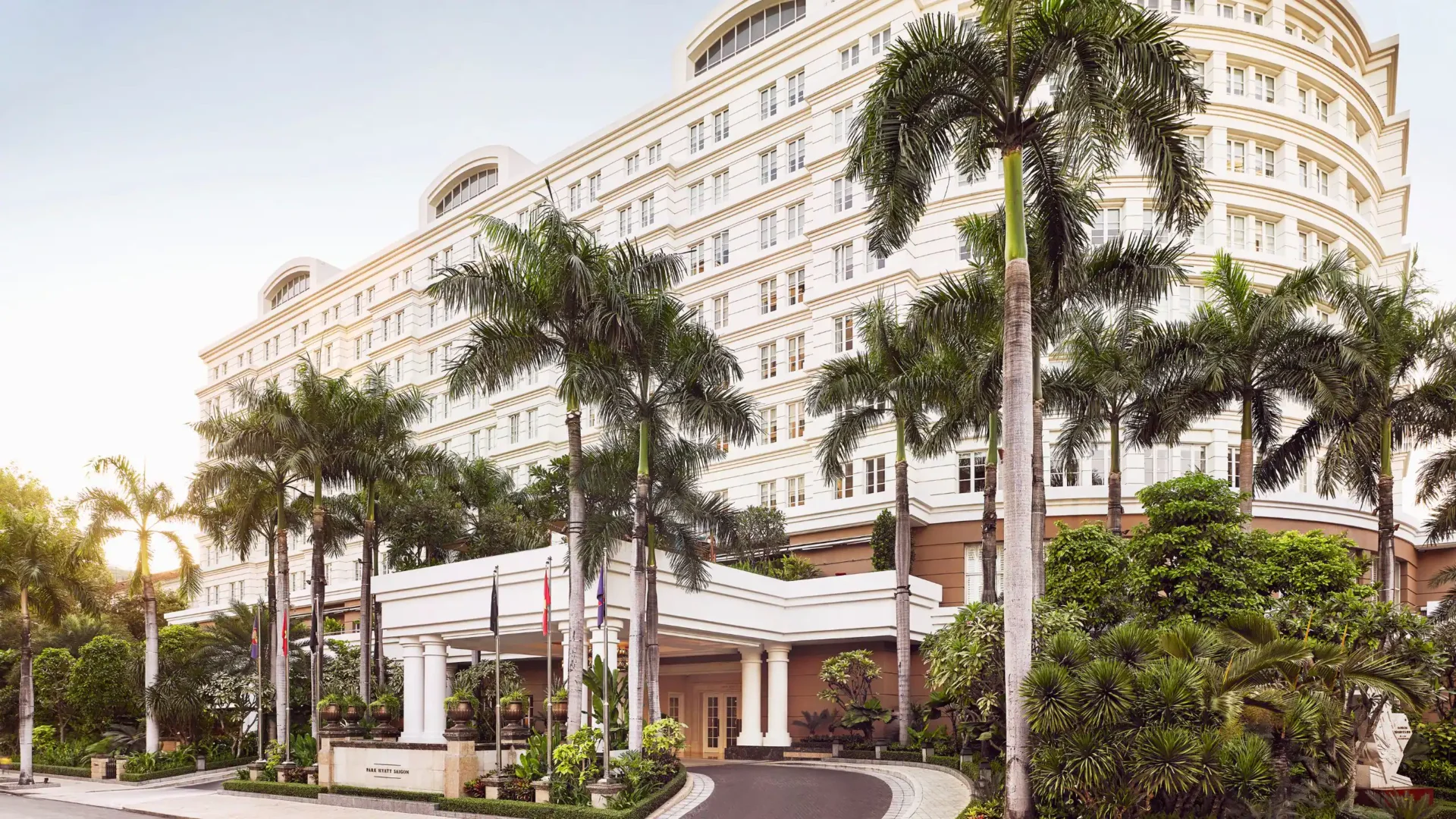 Exterior view of the Park Hyatt Saigon hotel
