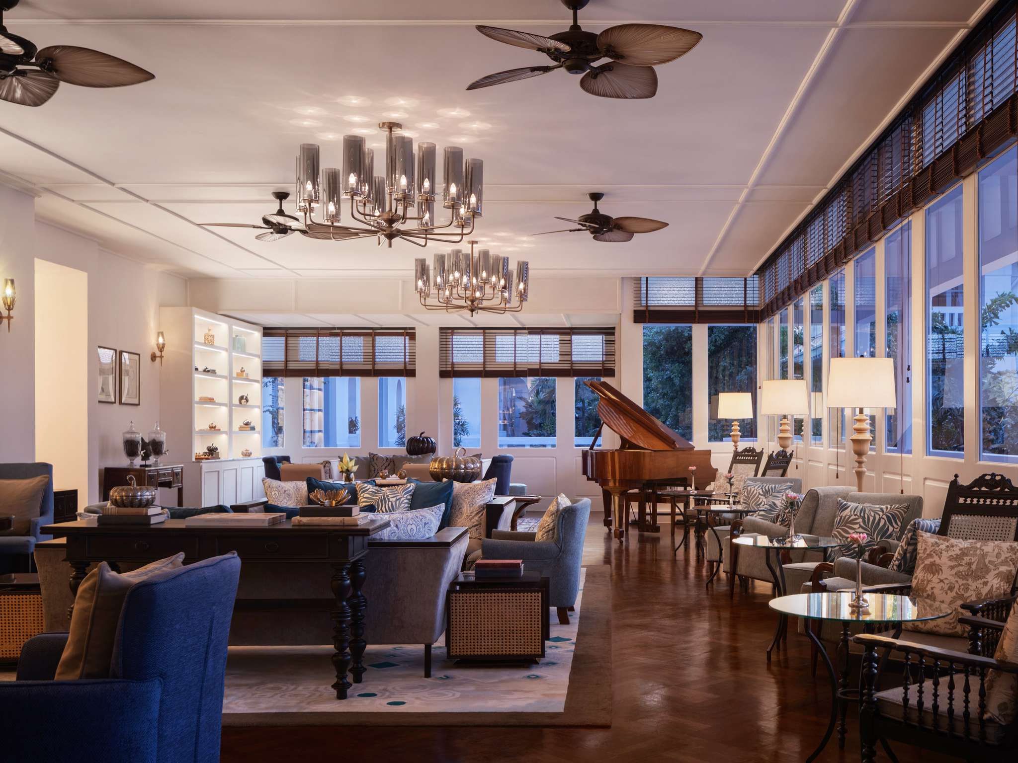 Raffles Grand Hotel d’Angkor layout revolves around a serene, central courtyard, a design principle rooted in Khmer tradition