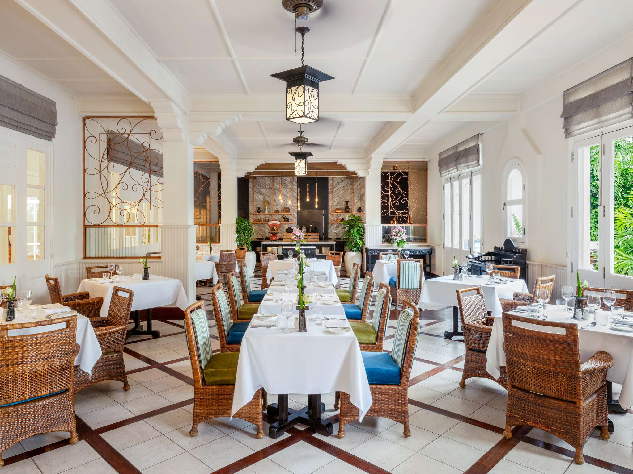 Café d’Angkor at Raffles Grand Hotel d’Angkor