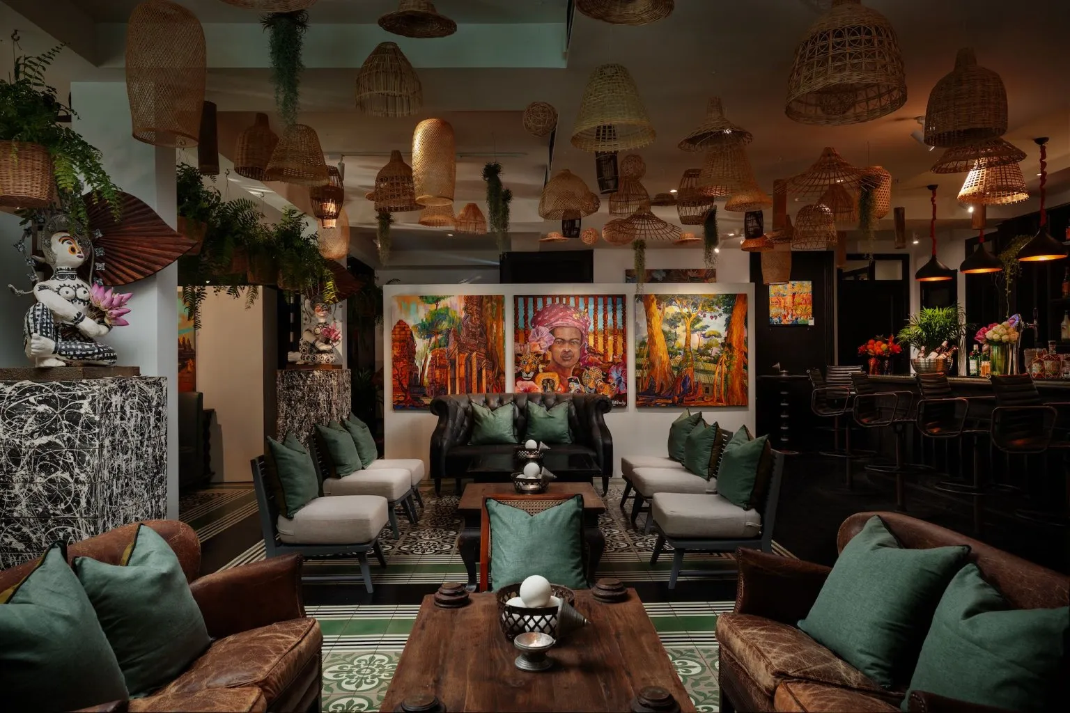 Bensley's Bar at Shinta Mani Angkor