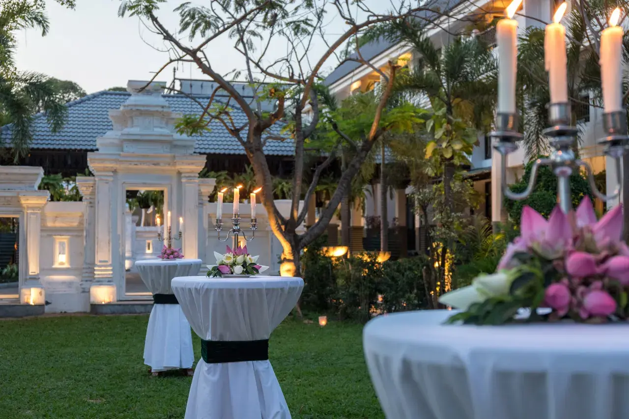 Shinta Mani Angkor offers elegant and flexible venues for special events