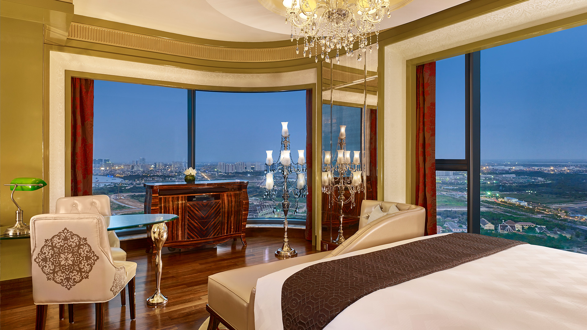 Luxurious hotel room at The Reverie Saigon
