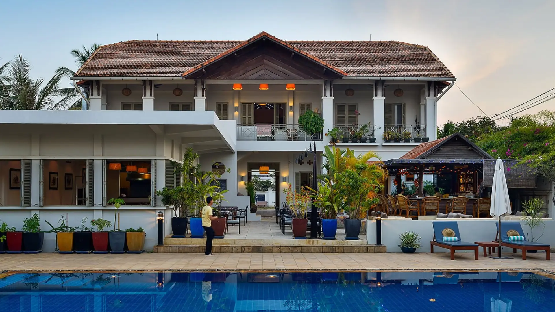 Bambu Battambang Hotel - a luxury boutique hotel model located in Phum Romchek 5, Sangkat Rottanak, KO Street, Battambang, Kingdom of Cambodia.