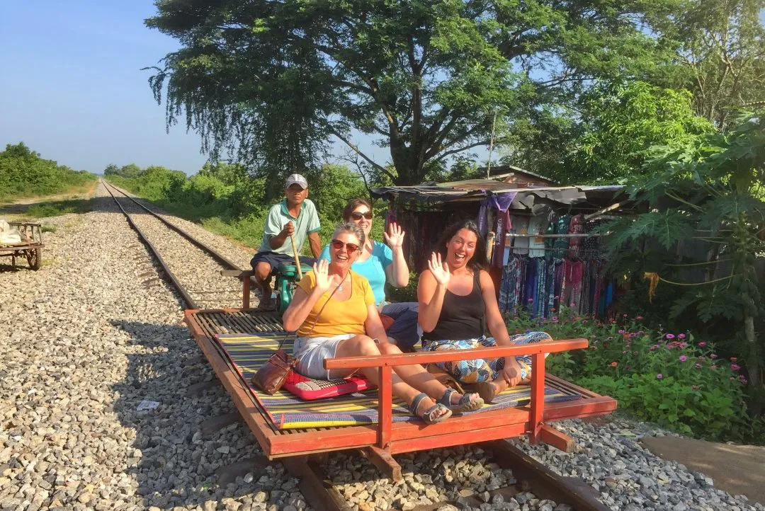 The Cambodian bamboo train is one of the exciting activities not to be missed in Battambang.