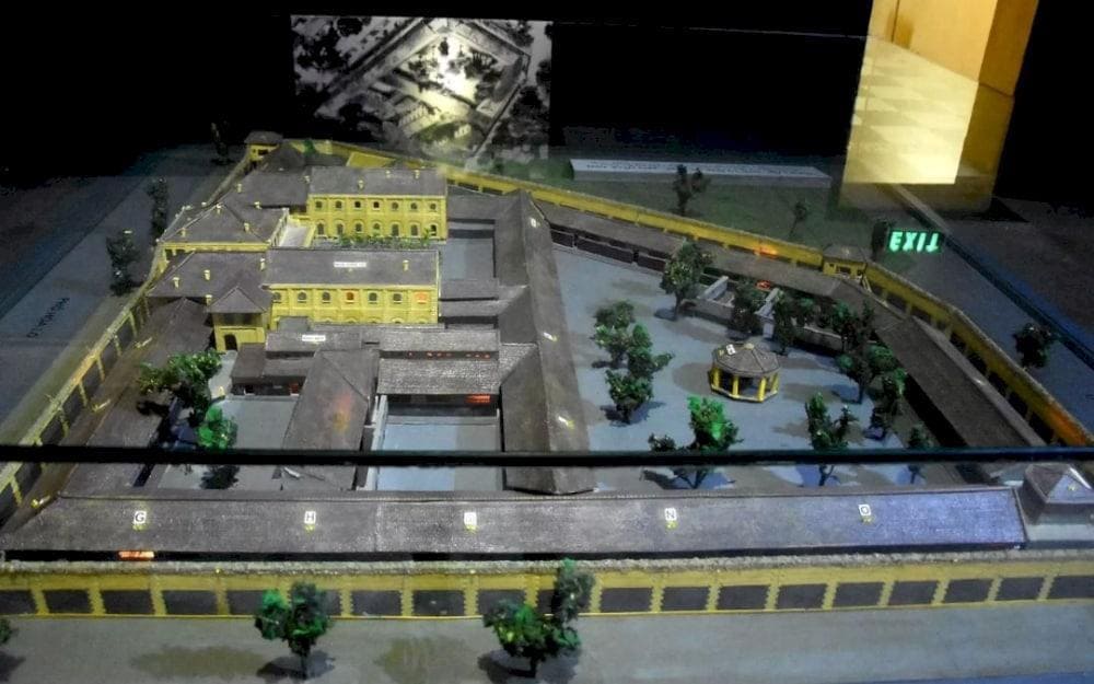 The Architectural Layout of Hanoi Hilton Prison: Scale model of Hoa Lo Prison (Maison Centrale)