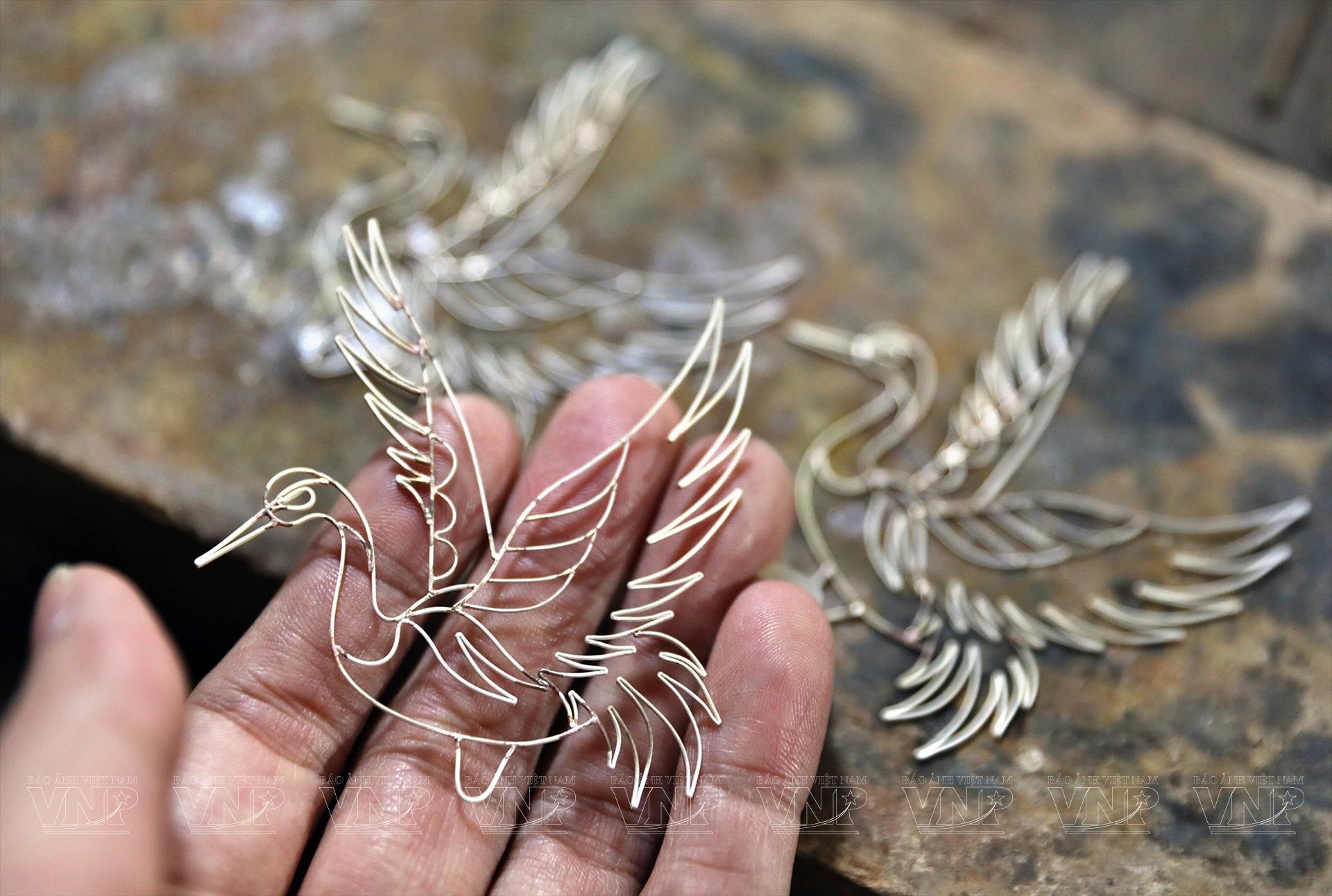 Handcrafted silver bird jewelry, delicate what to buy in hanoi souvenir