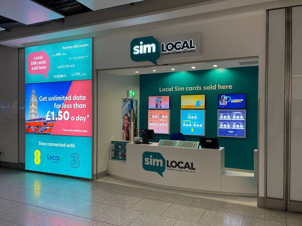 SIM card kiosks in the arrivals hall will help you a lot with staying connected.