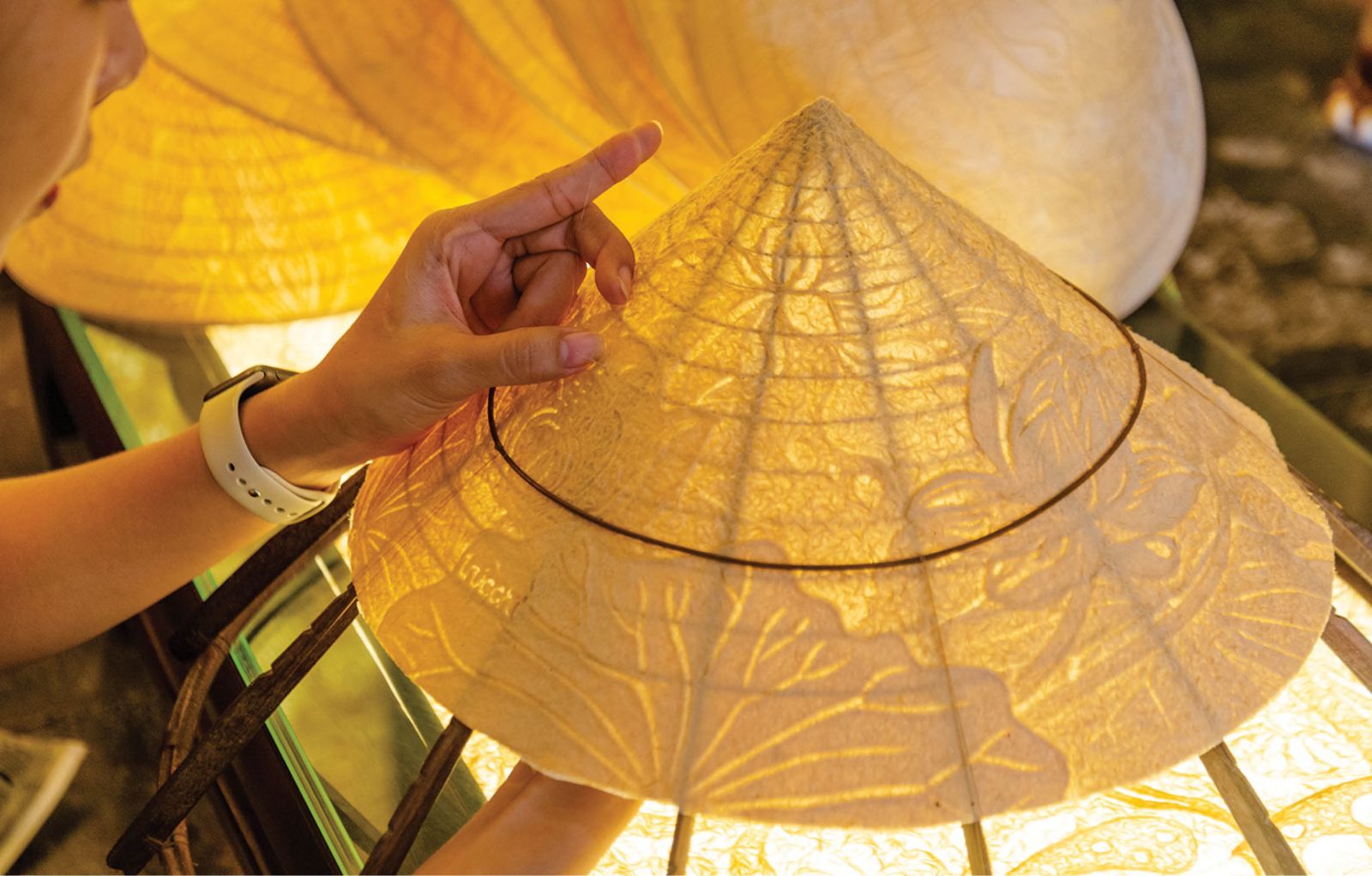 Vietnamese conical hat (nón lá) symbolizing rural life and culture in Vietnam