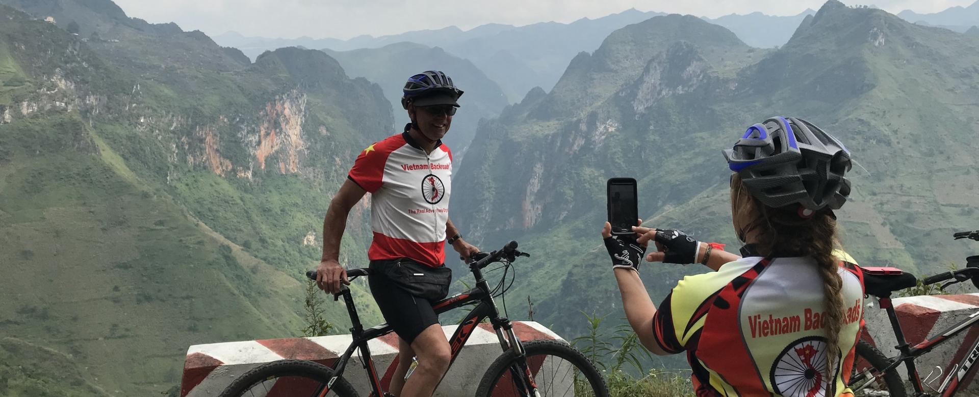 Vietnam bicycle tours mountain cycling with scenic highland views