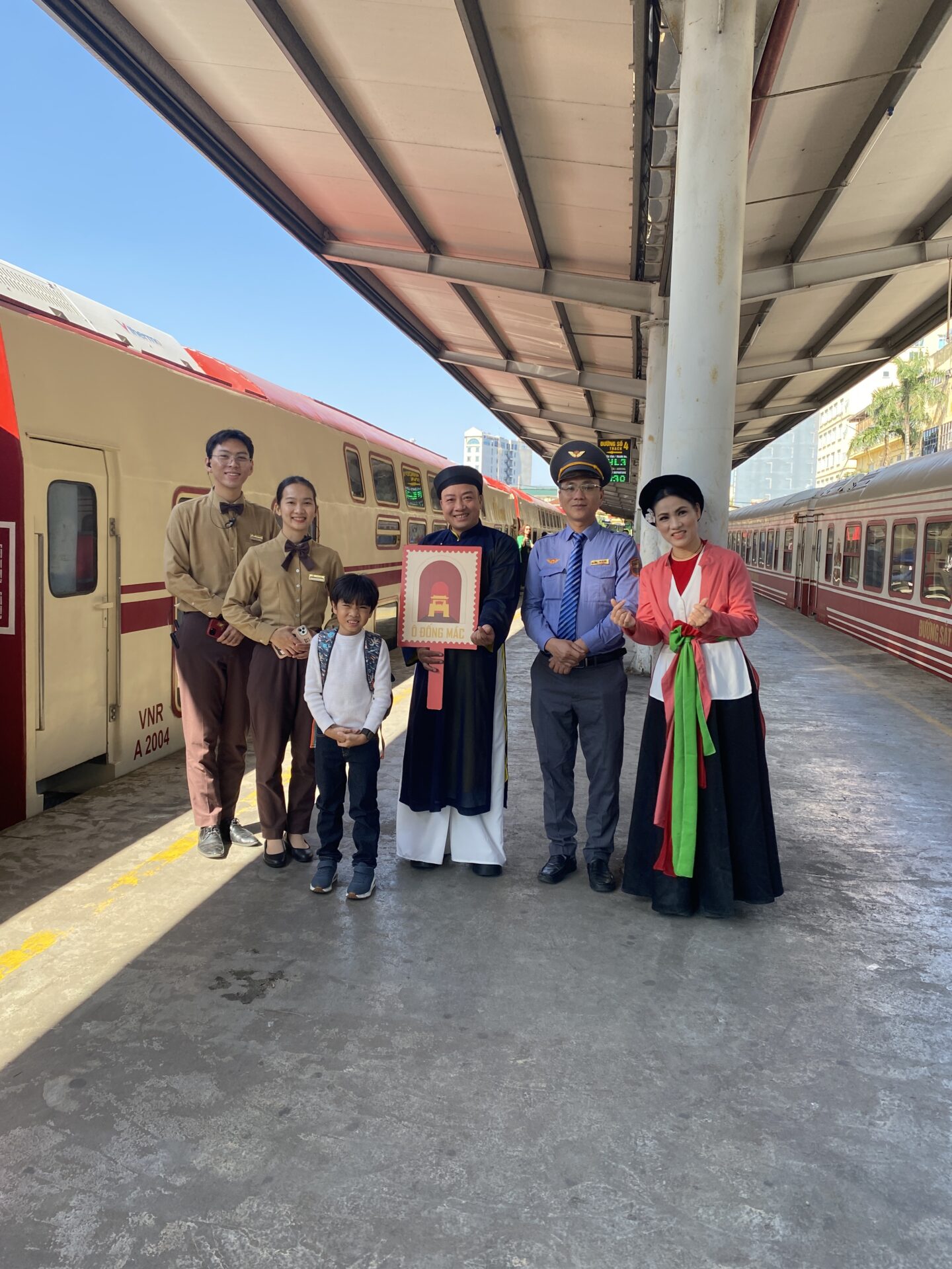 Must take a picture with the Hanoi Train!