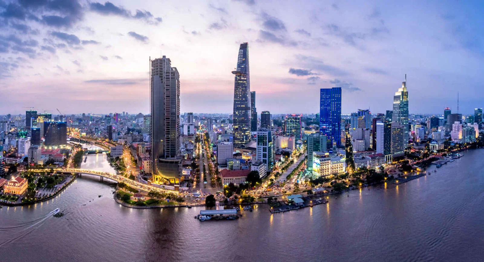 Ho Chi Minh City: Known as the sleepless city of Vietnam.  