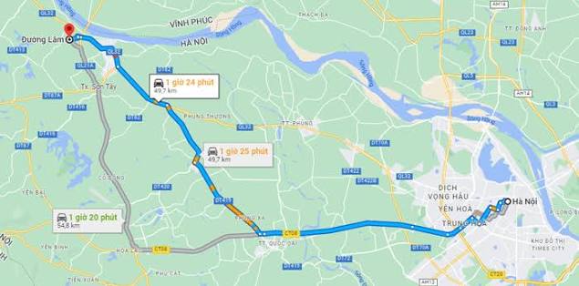 Duong Lam ancient village is only about 44 km from the center of Hanoi capital. 